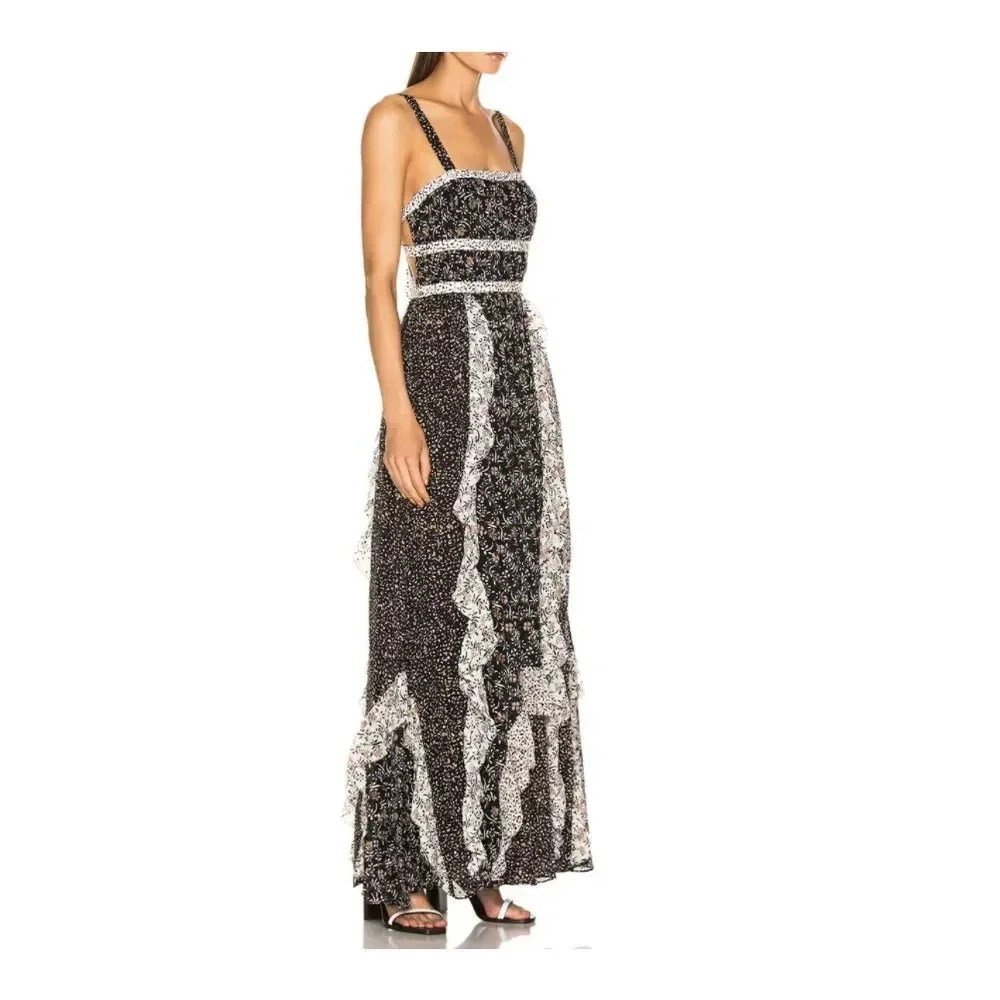 ULLA JOHNSON Brie Noir Maxi Dress - Picture 3 of 15